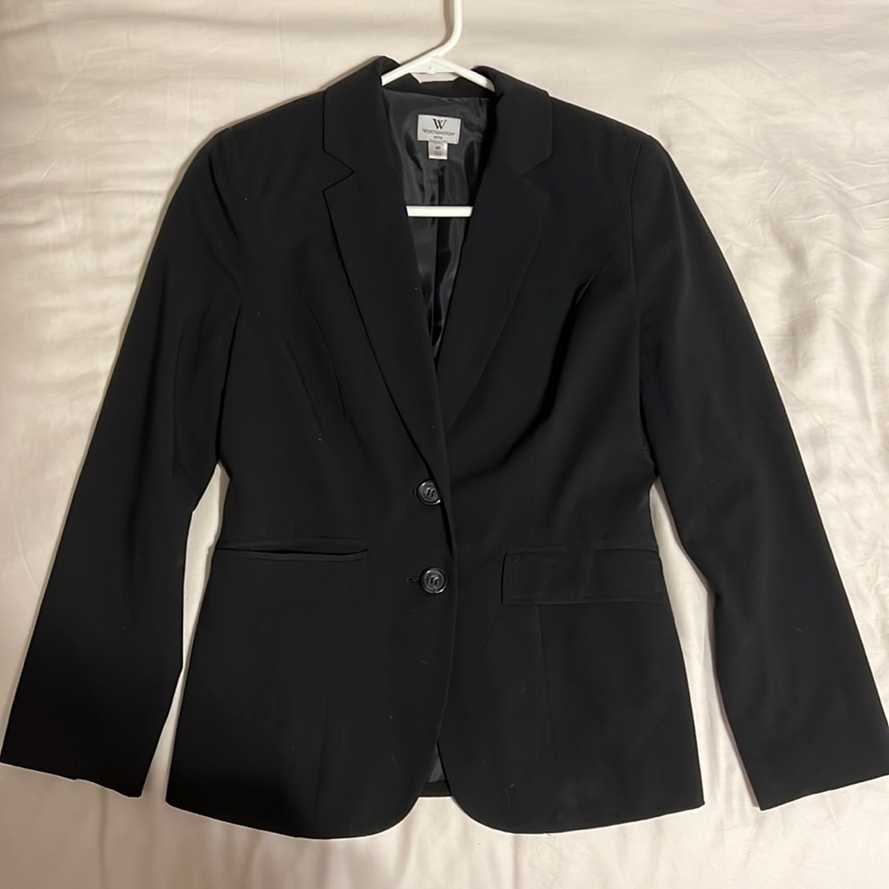 Worthington black suit jacket - petite